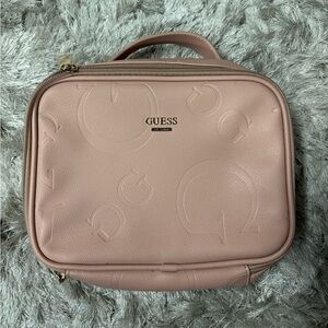 Guess Blush Embossed Cosmetic Bag